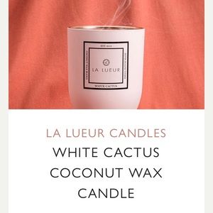 White Cactus Coconut Wax Candle